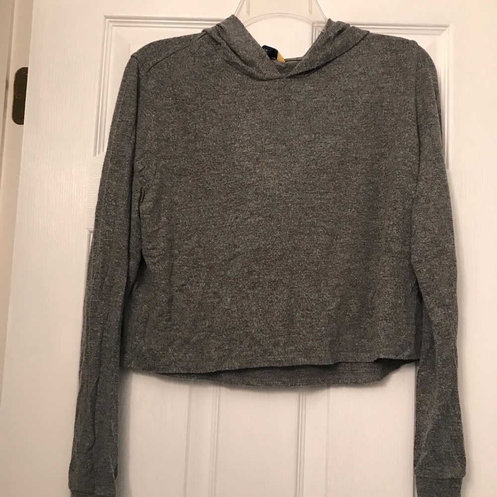 Aeropostale Prince & Fox brand cropped hoodie
